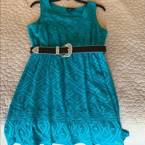 “Angie” Lace Dress w/ slip dress underneath - Picture 3 of 8
